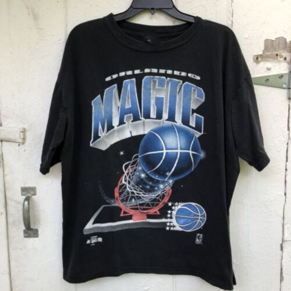 Vintage Orlando Magic Caricature 90's Basketball Full shirt gift friend family